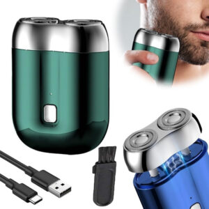 mini electric shaver for men – rechargeable waterproof portable razor